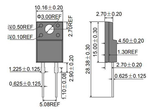 220FAC 尺寸图 220FAC 尺寸图